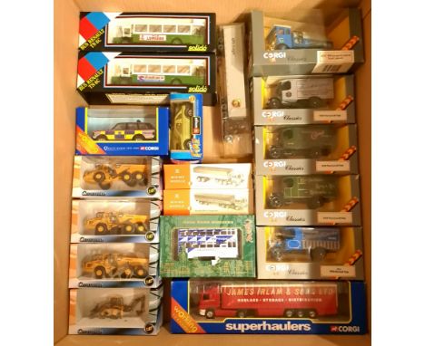 Solido, Corgi &amp; Similar, a boxed &amp; Unboxed Group of Commercial Vehicles. Includes World of Stobart Series with others