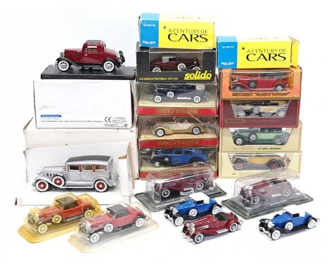 Matchbox Models of Yesteryear, Solido&nbsp;&amp; similar, a boxed &amp; unboxed Car group. &nbsp; Although unchecked for comp