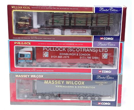 Corgi, 1:50 Scale, a boxed Commercial group. &nbsp;Consisting of &ldquo;William Nicol&rdquo;, &ldquo;Pollock&rdquo; &amp; &ld
