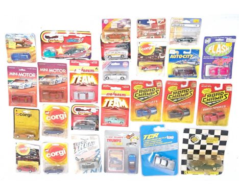 Corgi, Majorette, Siku, Tomy &amp; similar, a Blister Pack Car group. &nbsp;Although unchecked for completeness condition&nbs