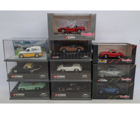 Corgi, a boxed Group of 1:43 Scale Commercial Vehicles. Includes Deetail Car Platinum Series with others. Although unchecked 
