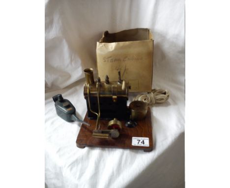 Model steam engine & accessories