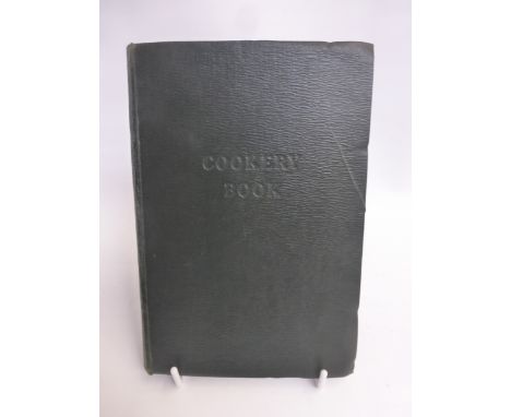 A single volume "Manual of Cooking and Baking for the Use of Officers in the Establishments Under the Jurisdiction of the Pri