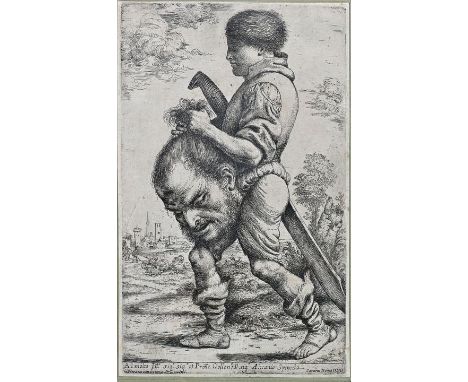 Caletti, Giuseppe, gen. Il Cremonese (1600 Ferrara - 1660 (zirka)"David mit dem Haupte Goliaths, welches er an den Haaren häl
