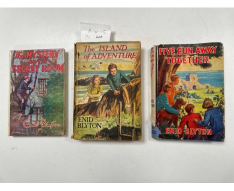 BLYTON (Enid) Five Run Away Together, 1st printing August 1944, gift inscription, chipped dust jacket, slight shelf lean; The