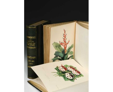 MOORE (Thomas) & William P AYRES. The Gardener's Magazine of Botany. London: W S Orr &amp; Co, 1850-51, in 3 vols, small 4to,