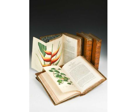 EDWARDS (Sydenham) The Botanical Register: Consisting of Coloured Figures of Exotic Plants, Cultivated in British Gardens; wi