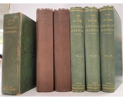 DARWIN (Francis) The Life and Letters of Charles Darwin, in 3 vols., 7th thousand revised, London: John Murray 1888, 8vo, 3 f