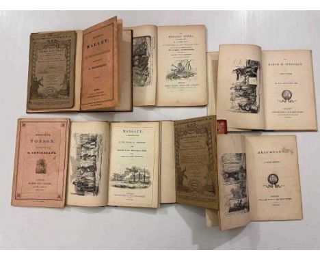 CRUIKSHANK (George and Robert) Collection of illustrated works, 12mo and 8vo, some in paper or card wraps, including: Brighto