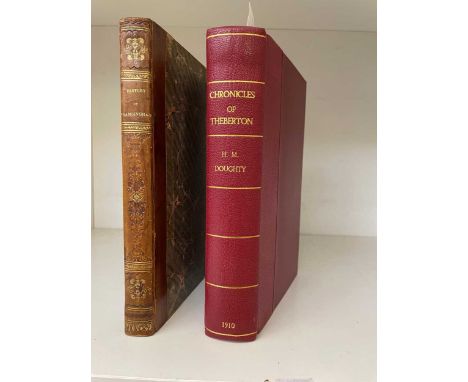 DOUGHTY (Henry Montagu) Chronicles of Theberton, a Suffolk Village, with an introduction and notes by the Revd W. W. Skeat, 1