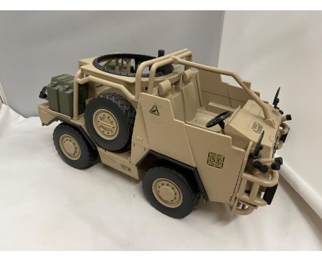 A HM ARMED FORCES ACTION MAN SCALE VEHICLE 