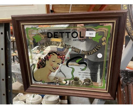 A VINTAGE STYLE 'DETTOL' MIRROR 