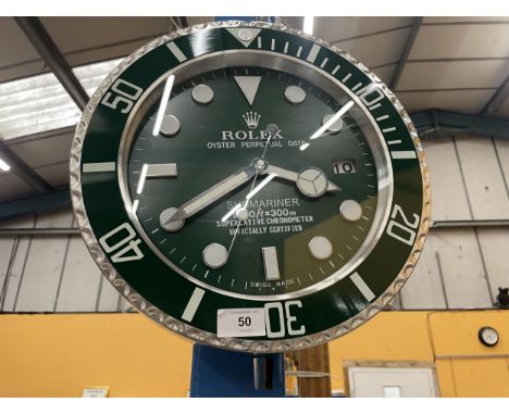 A DEALERS WALL CLOCK 