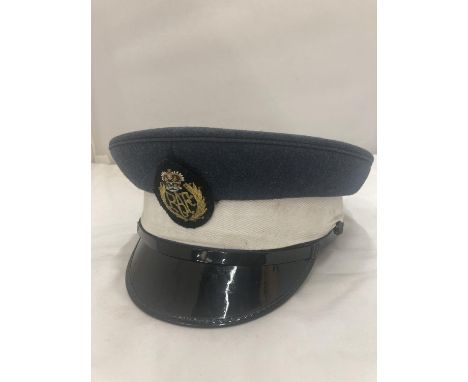 AN R. A. F. MILITARY PEAKED CAP 