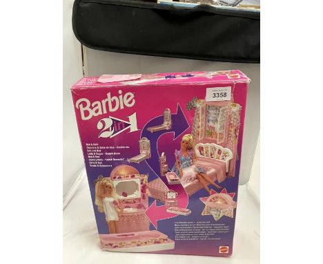 A BOXED MATTEL BARBIE TWO IN ONE SET 