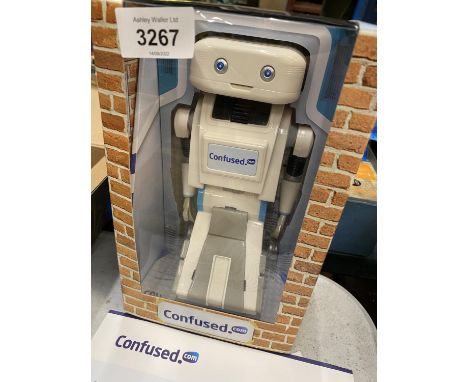 A BOXED BRIAN THE ROBOT TOY (CONFUSED.COM) 