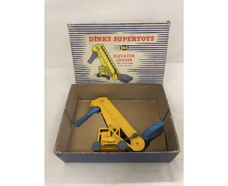 A BOXED VINTAGE DINKY ELEVATOR LOADER 