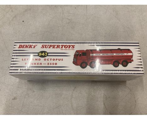 AN UNOPENED AND BOXED DINKY SUPER TOYS NO 943 LEYLAND OCTOPUS TANKER ESSO 