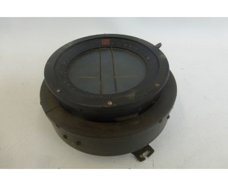 An Air Ministry compass approximately 5 1/5" diameter.
