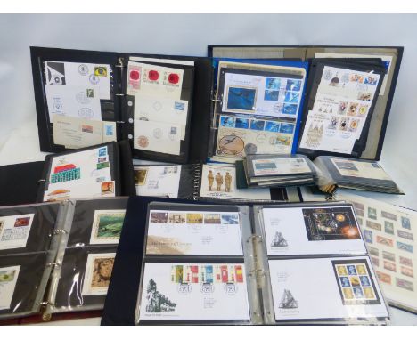 Nine albums of first day covers, of various subjects and ages.