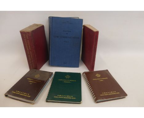 Three military publications and three China North Industries Corp. product manuals including Ammunition, Firearms and Guns.