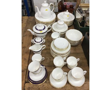Royal Worcester Howard pattern part tea service, and a St Andrews bone china part tea service