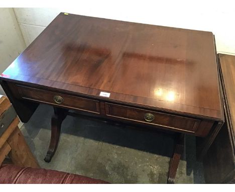 Georgian style mahogany sofa table