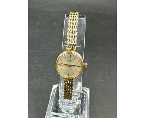A 9ct gold Tudor Ladies watch