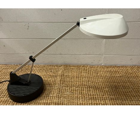 An original M C angle poise light 
