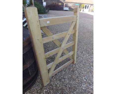 A new five bar single gate - Height 1.2 m x 90cm