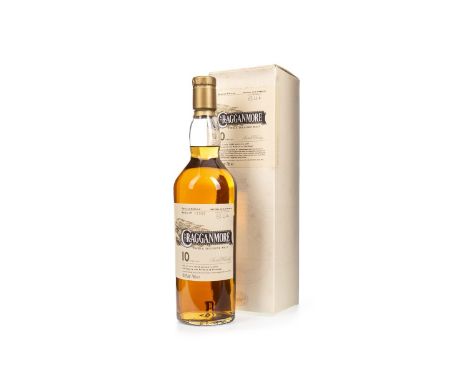 CRAGGANMORE 1993 10 YEARS OLD Single Malt Scotch Whisky Bottled 2004, bottle no. 11565 of 15000. 70cl, 60.1% volume, in carto