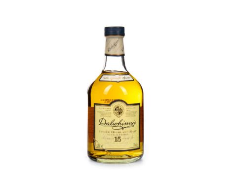 DALWHINNIE 15 YEARS OLD Single Malt Scotch Whisky 70cl, 43% volume.