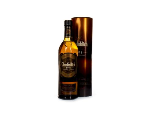 GLENFIDDICH 1991 DON RAMSAY THE HEAD COOPER Single Malt Scotch Whisky 70cl, 40% volume, in tin.