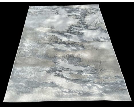 A modern cream ground Aurora Easy Living carpet, made in Turkey, 160 x 230cm.