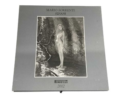 A Mario Sorrenti 'Swoon' Pirelli poster dated 2012 and a selection of glamour prints.