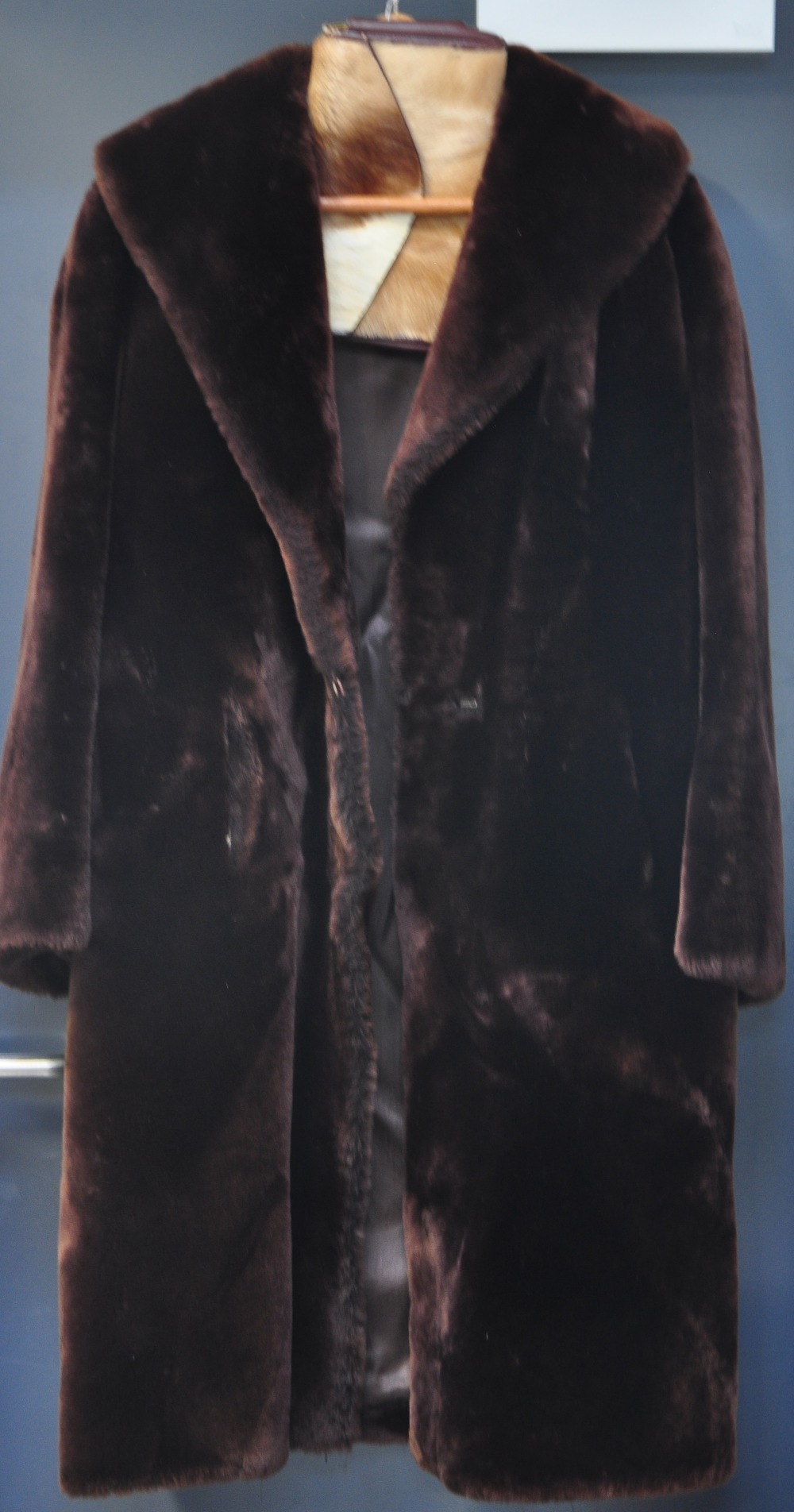 beaver lamb fur coat