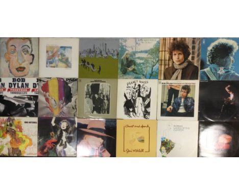 Vinyl LP Records, including Joni Mitchell - Ladies Of The Canyon, Shadows And Light, Mingus, The Hissing of Summer Lawns etc;