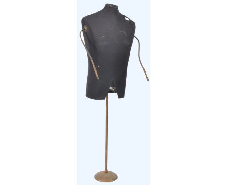 An unusual early 20th century circa 1930's Art Deco shop haberdashery milliner's millinery&nbsp; mannequin having a torso sup