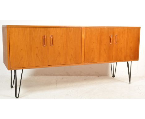 Victor B Wilkins - G Plan - Fresco Range - A vintage retro 20th century circa 1970’s teak wood sideboard credenza by G Plan. 