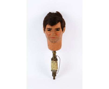 Gerry Anderson Puppet head - Revamp puppet head made for Captain Scarlet / Joe 90 / Secret Service - A male character head, w