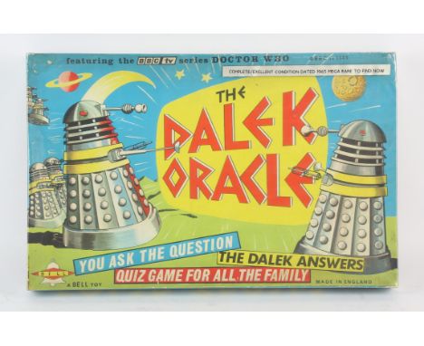 The Dalek Oracle. A vintage  Doctor Who board game made by BELL Toy 1965. Complete. 