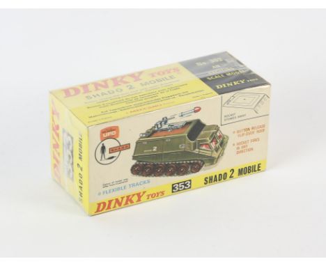 Dinky 353 "UFO" Shado 2 Mobile - with smooth roof - finished in green, black panel, red interior, pale green base, large brow