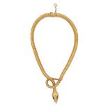 SERPENT GEM-SET NECKLACE