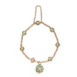 TURQUOISE-SET BRACELET