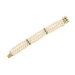PEARL AND GEM-SET BRACELET