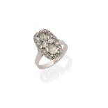 DIAMOND PLAQUE RING