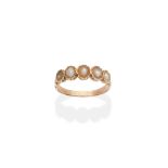 HALF PEARL RING,