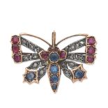 GEM-SET BUTTERFLY BROOCH,
