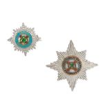 TWO ENAMELLED REGIMENTAL BROOCHES