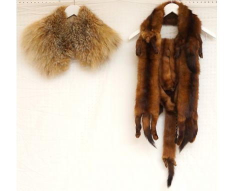 VINTAGE LADY'S LYNX FUR COLLAR
mink stole and another - possibly sable (3)